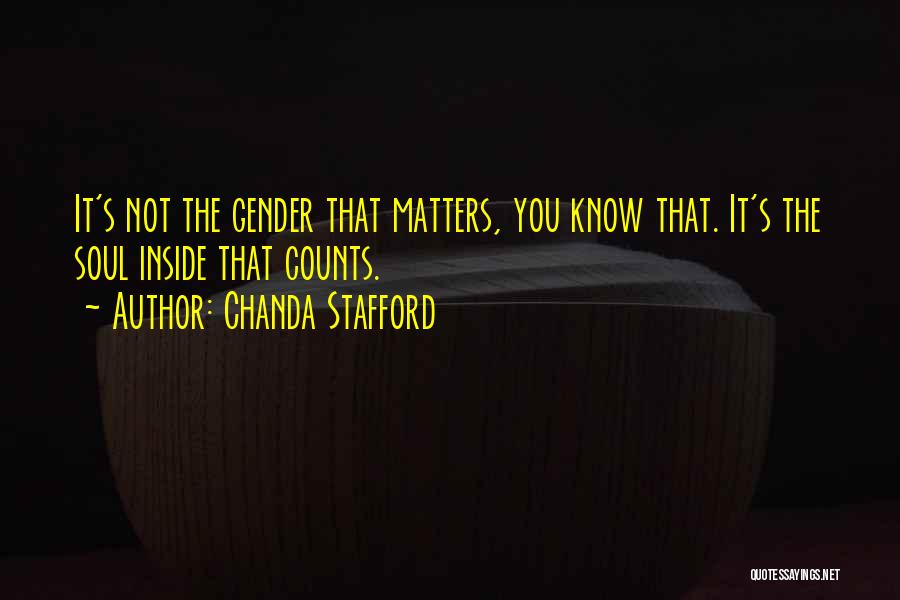 What Matters On The Inside Quotes By Chanda Stafford
