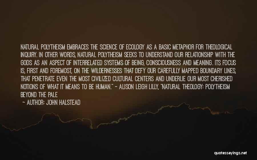 What Means The Most Quotes By John Halstead