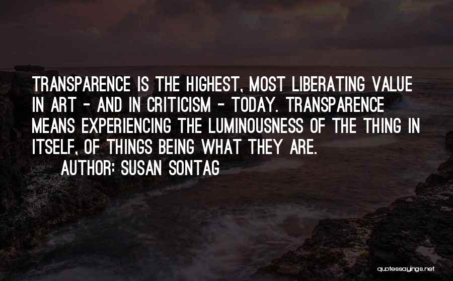 What Means The Most Quotes By Susan Sontag