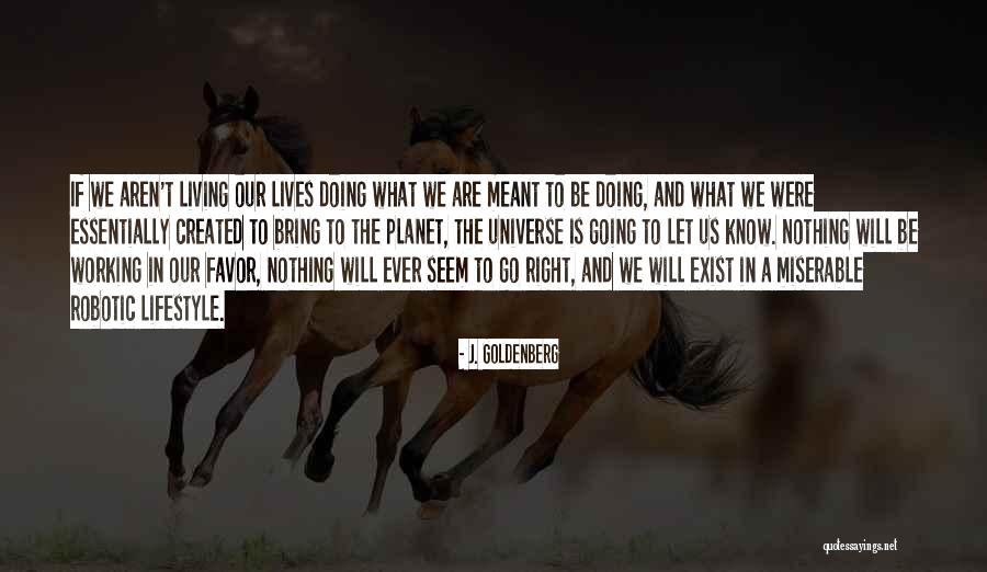 What Meant To Be Quotes By J. Goldenberg What Meant To Be Quotes By J. Goldenberg