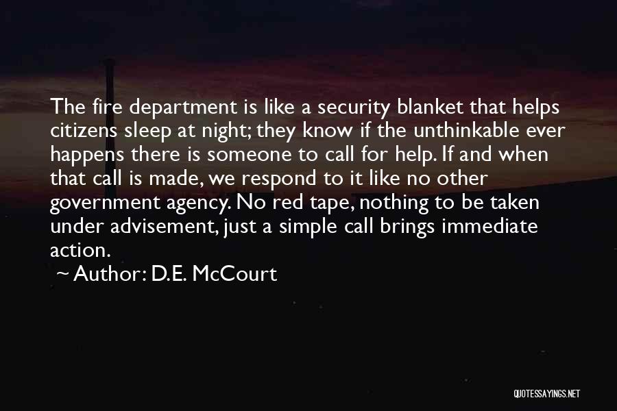 What Night Brings Quotes By D.E. McCourt