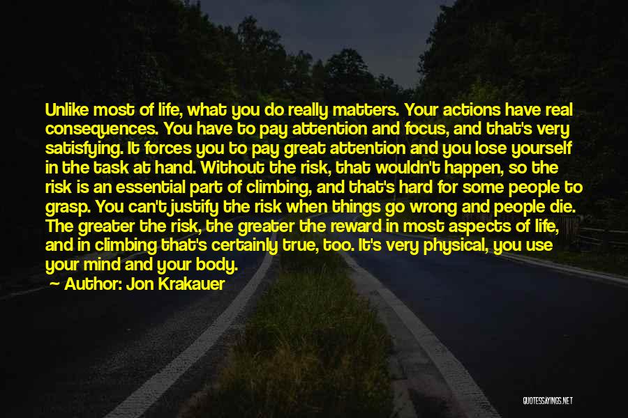 What Really Matters Quotes By Jon Krakauer