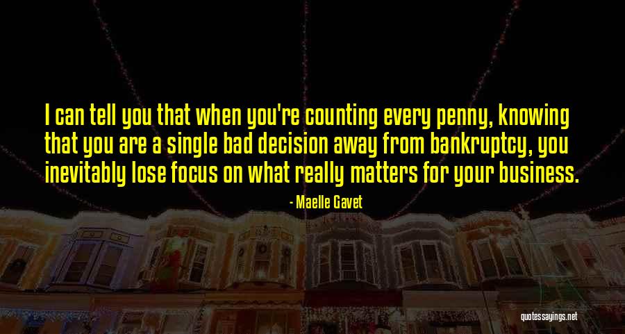 What Really Matters Quotes By Maelle Gavet