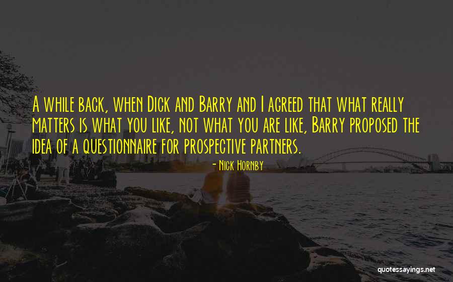 What Really Matters Quotes By Nick Hornby What Really Matters Quotes By Nick Hornby