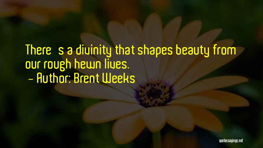 What Shapes Our Lives Quotes By Brent Weeks