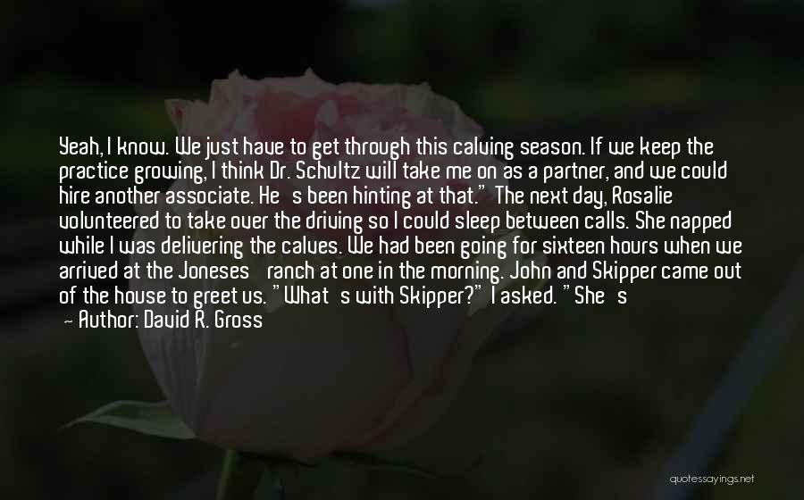 What She's Been Through Quotes By David R. Gross