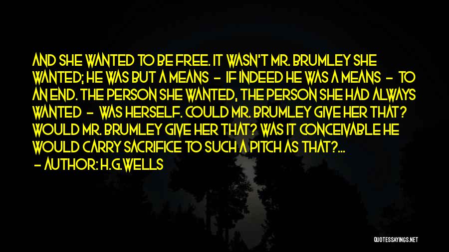 What Sorry Means Quotes By H.G.Wells