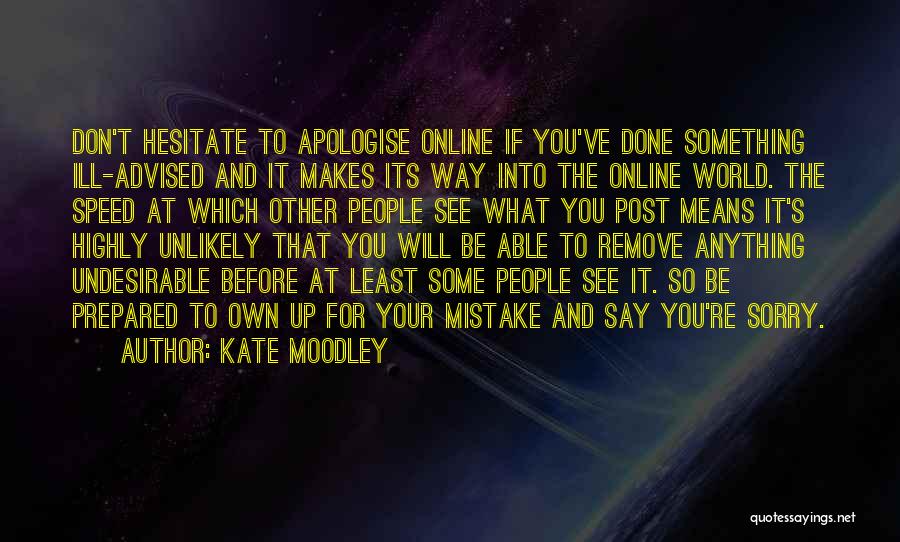 What Sorry Means Quotes By Kate Moodley