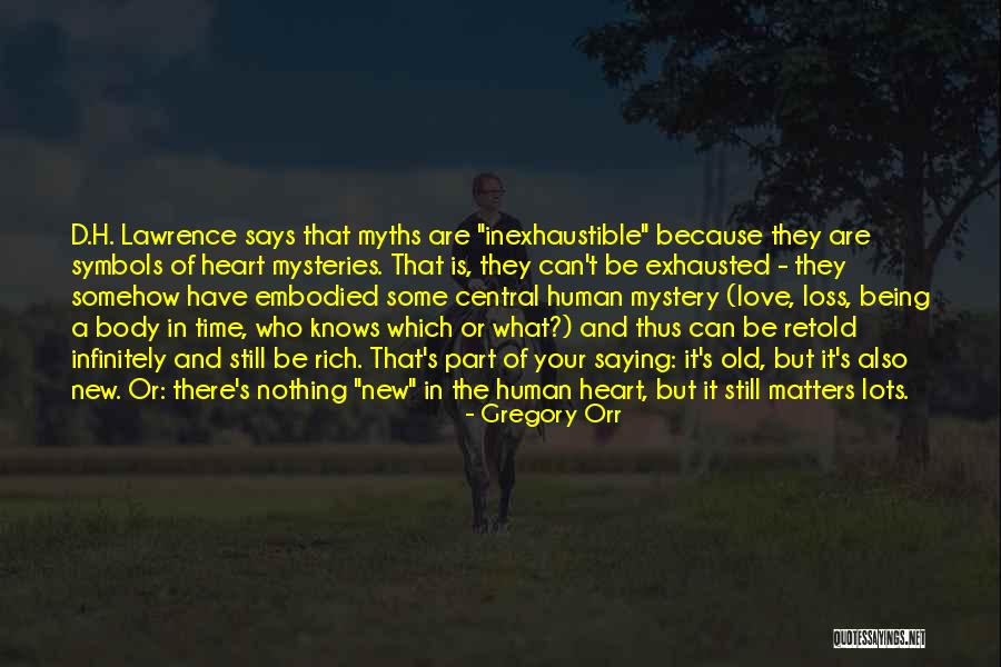 What The Heart Says Quotes By Gregory Orr