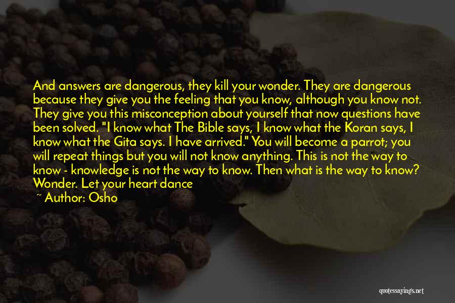 What The Heart Says Quotes By Osho