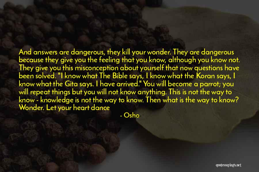 What The Heart Says Quotes By Osho