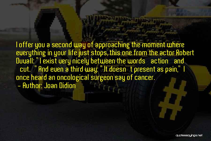 What To Say To Someone With Cancer Quotes By Joan Didion