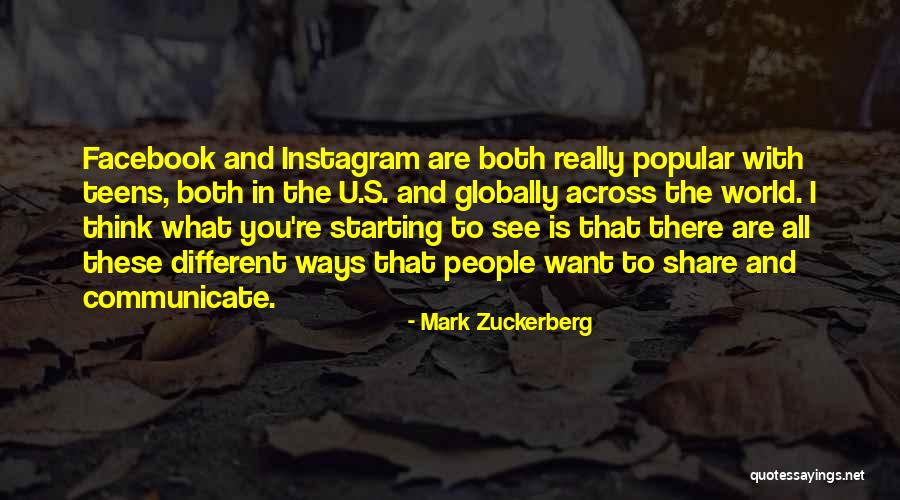 What U See Quotes By Mark Zuckerberg