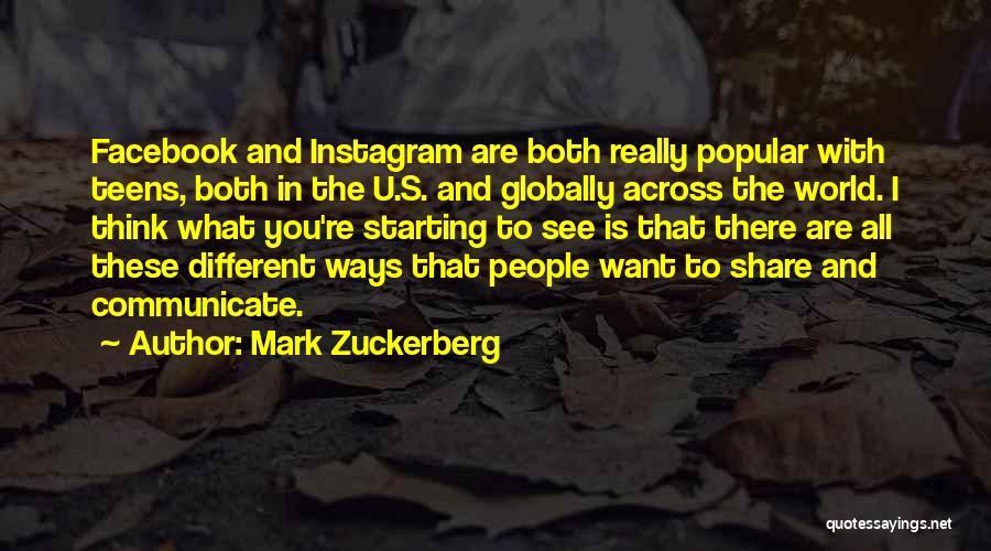 What U Want Quotes By Mark Zuckerberg