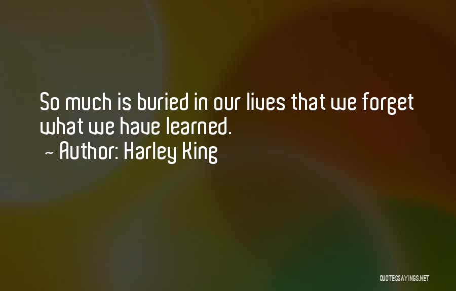 What We Buried Quotes By Harley King