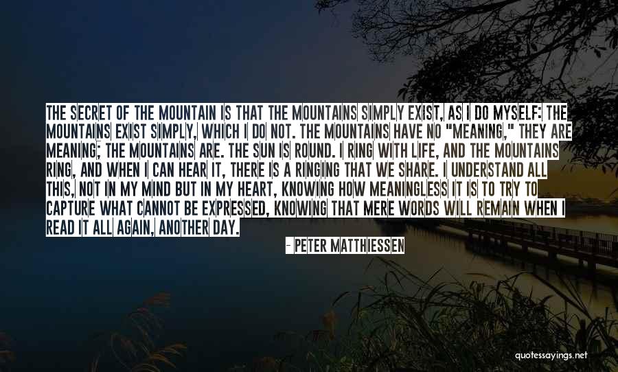 What We Do Is Secret Quotes By Peter Matthiessen What We Do Is Secret Quotes By Peter Matthiessen