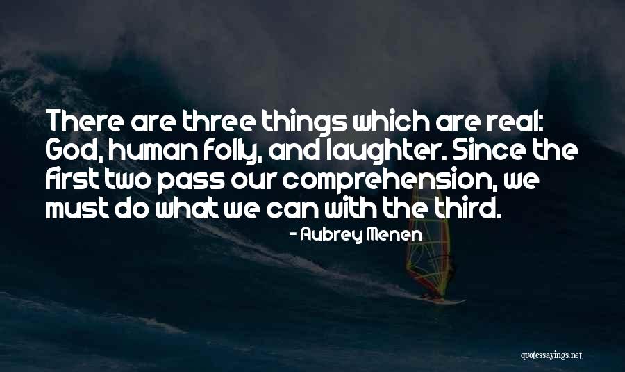 What We Do Quotes By Aubrey Menen