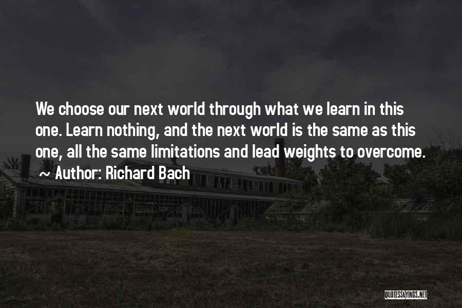 What We Learn Quotes By Richard Bach