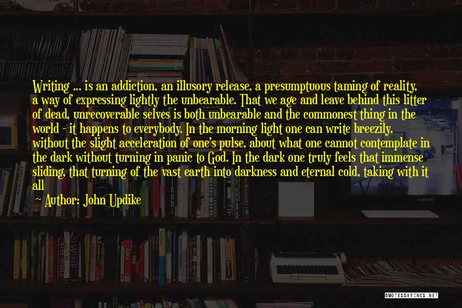 What We Leave Behind Quotes By John Updike