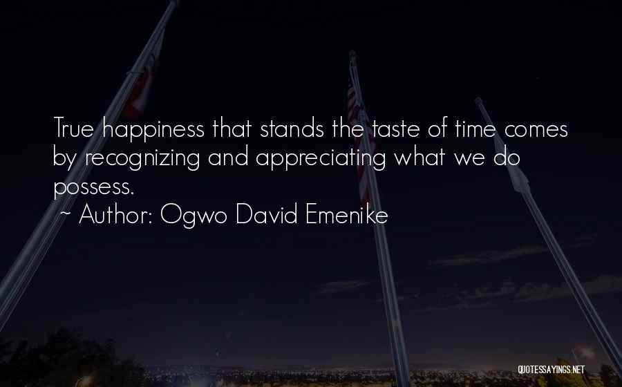 What We Possess Quotes By Ogwo David Emenike