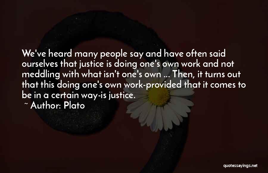 What We Say Quotes By Plato