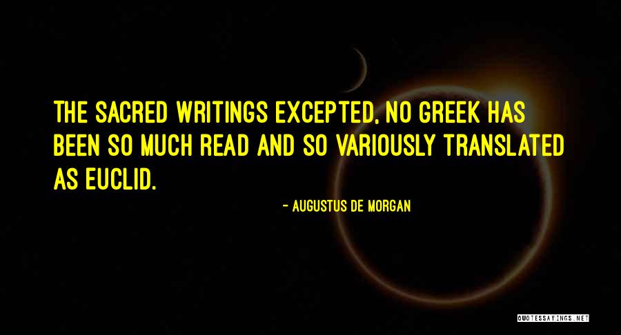 What Were Some Of Euclid Quotes By Augustus De Morgan What Were Some Of Euclid Quotes By Augustus De Morgan
