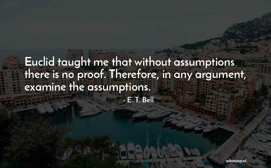 What Were Some Of Euclid Quotes By E. T. Bell What Were Some Of Euclid Quotes By E. T. Bell