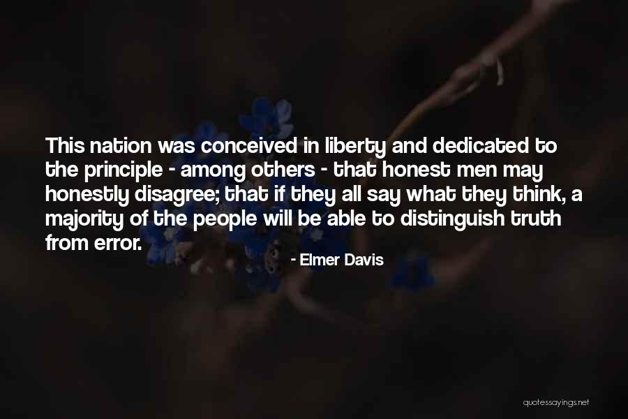 What Will Others Think Quotes By Elmer Davis