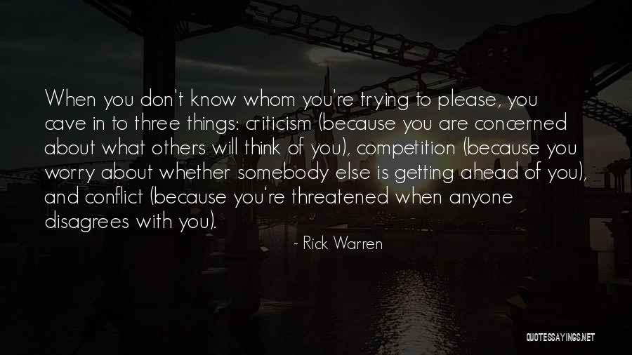 What Will Others Think Quotes By Rick Warren