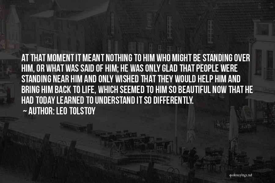 What Will Today Bring Quotes By Leo Tolstoy