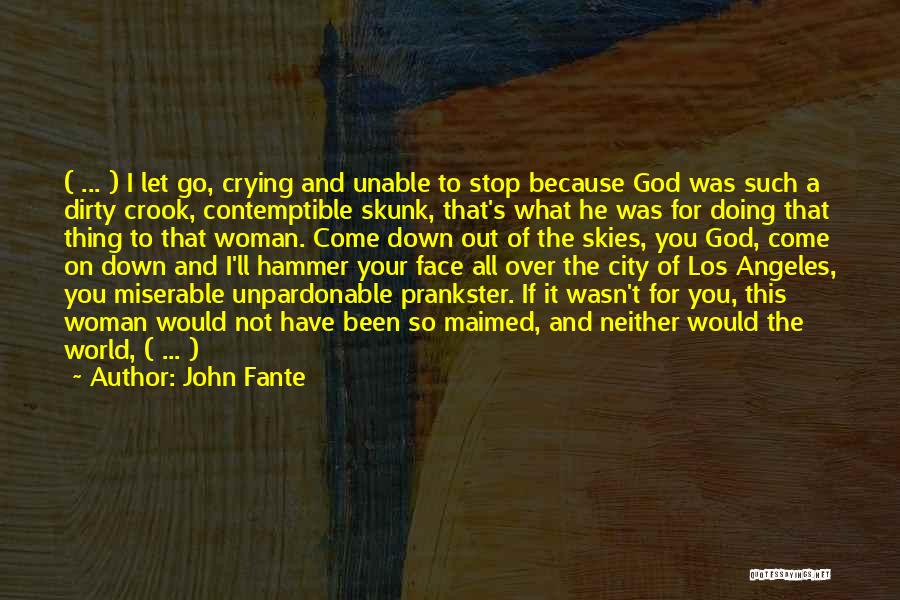 What Would Have Been Quotes By John Fante