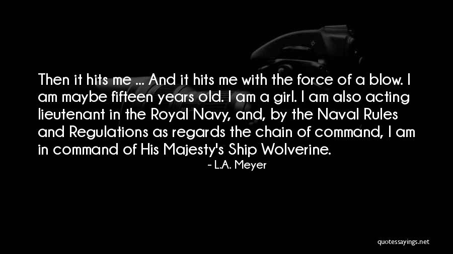 What Would Wolverine Do Quotes By L.A. Meyer What Would Wolverine Do Quotes By L.A. Meyer