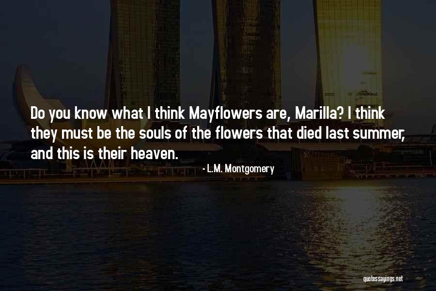 What Would You Do If I Died Quotes By L.M. Montgomery