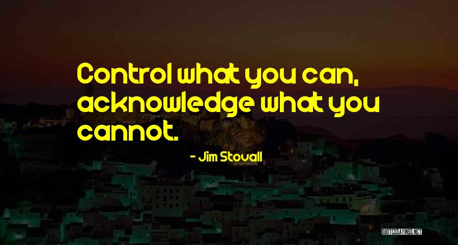 What You Cannot Control Quotes By Jim Stovall