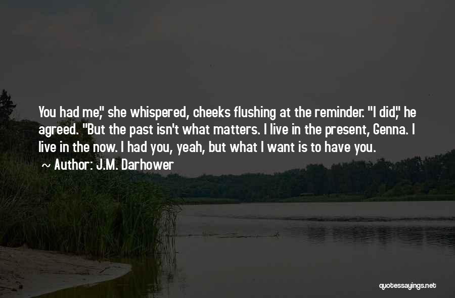 What You Did In The Past Quotes By J.M. Darhower