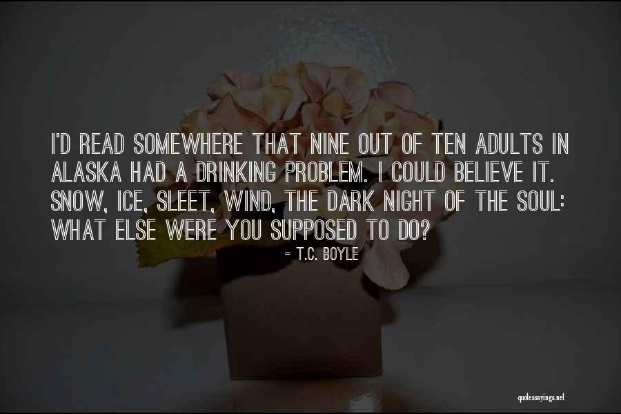 What You Do In The Dark Quotes By T.C. Boyle