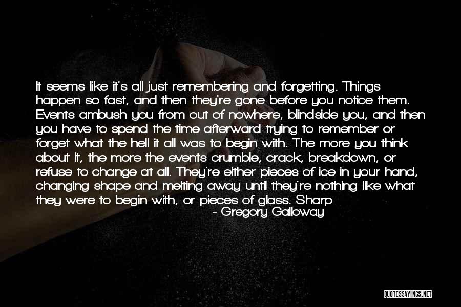 What You Have Until It's Gone Quotes By Gregory Galloway What You Have Until It's Gone Quotes By Gregory Galloway