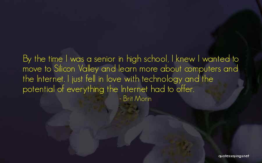 What You Learn In High School Quotes By Brit Morin