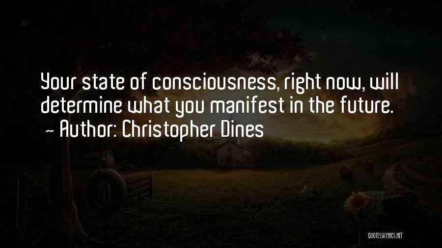 What You Manifest Quotes By Christopher Dines