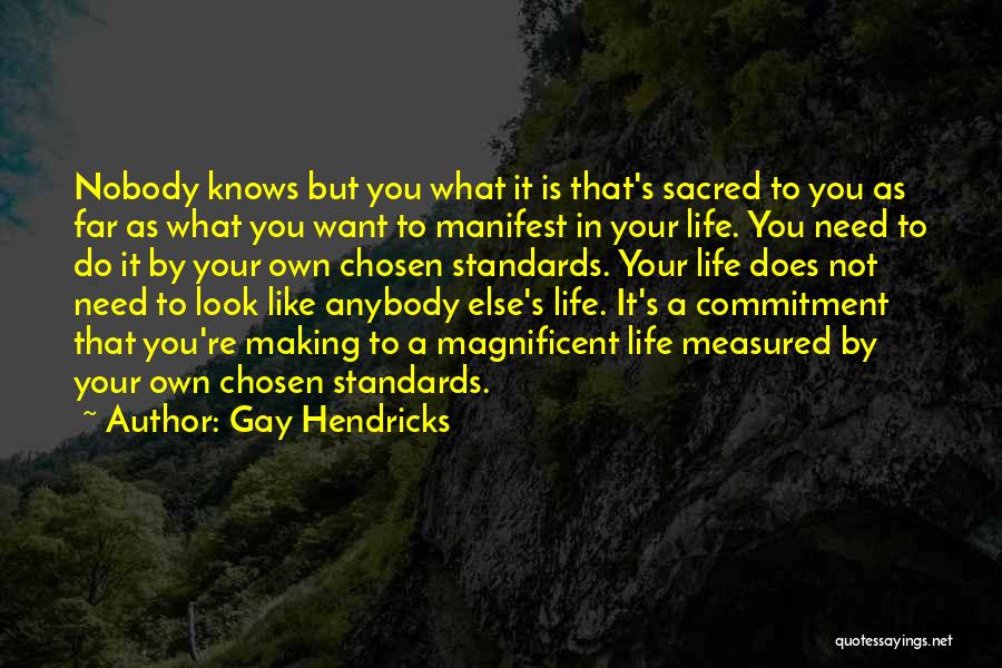 What You Manifest Quotes By Gay Hendricks