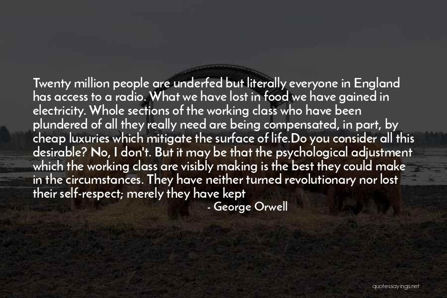 What You Need In Life Quotes By George Orwell What You Need In Life Quotes By George Orwell