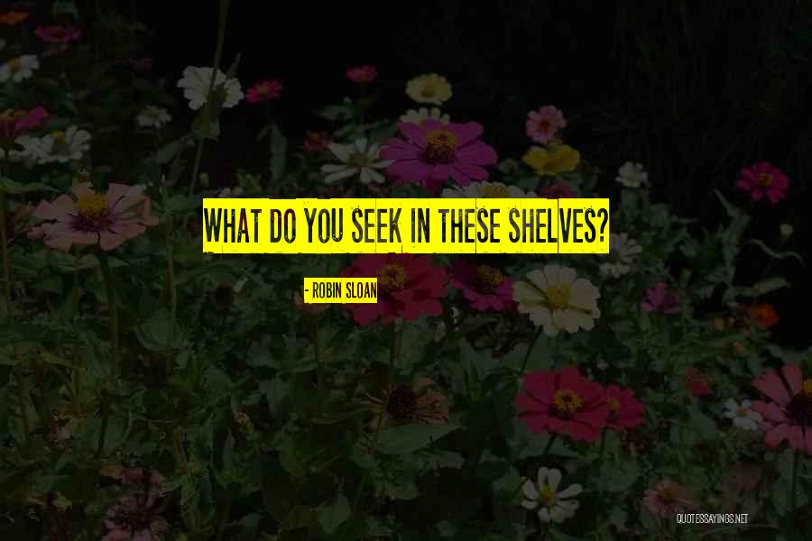 What You Seek Quotes By Robin Sloan What You Seek Quotes By Robin Sloan