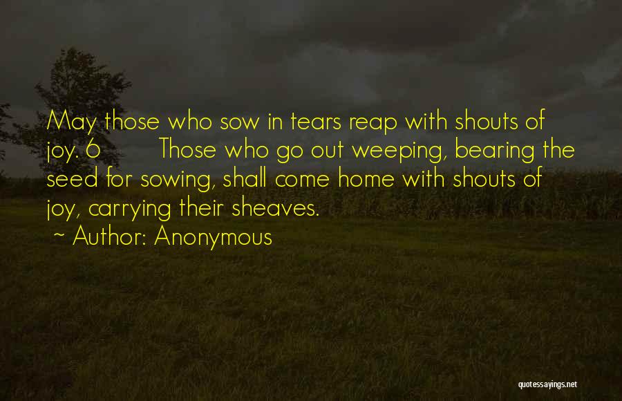 What You Sow So Shall You Reap Quotes By Anonymous