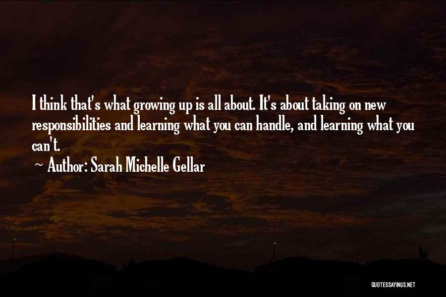 What You Think About Quotes By Sarah Michelle Gellar