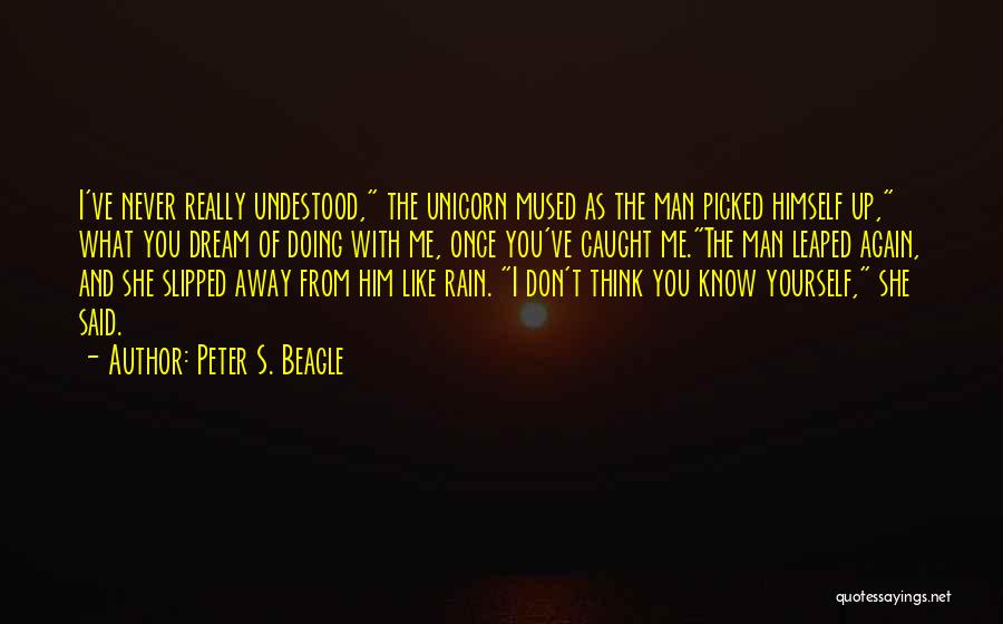 What You Think Of Yourself Quotes By Peter S. Beagle
