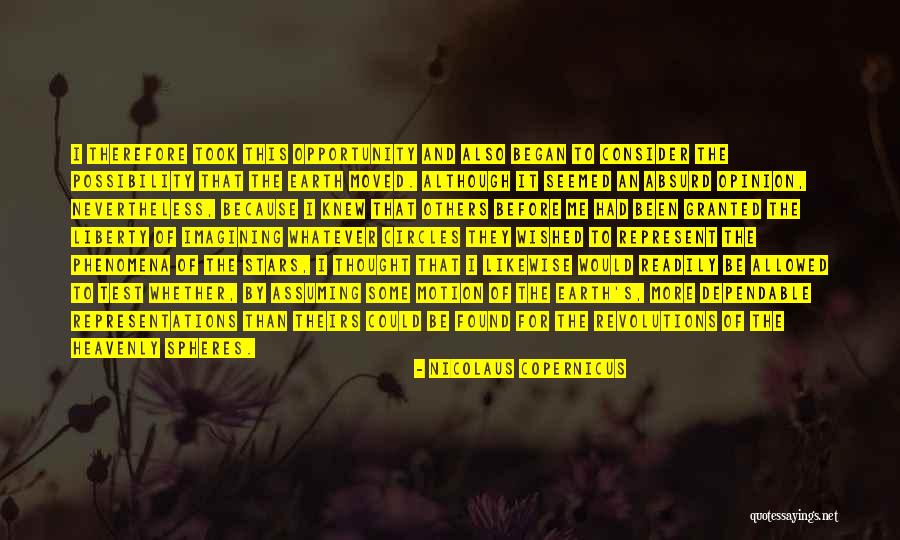 What You Took For Granted Quotes By Nicolaus Copernicus What You Took For Granted Quotes By Nicolaus Copernicus