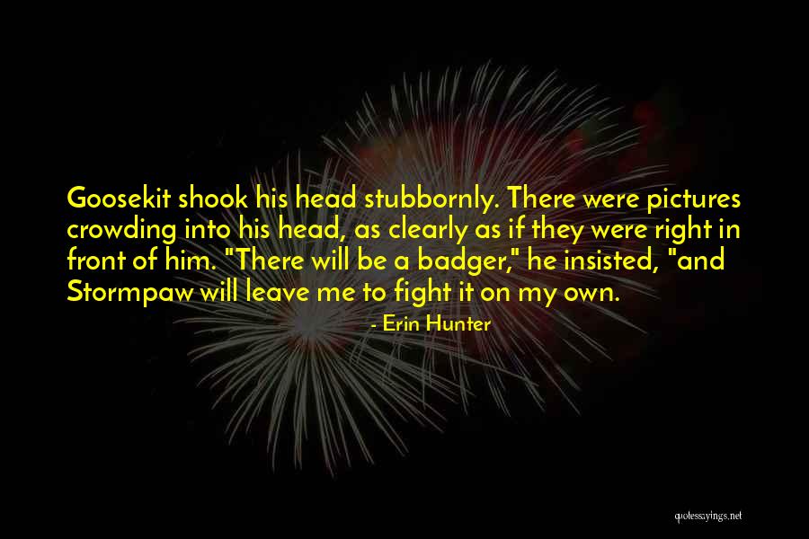 What You Want Is Right In Front Of You Quotes By Erin Hunter What You Want Is Right In Front Of You Quotes By Erin Hunter