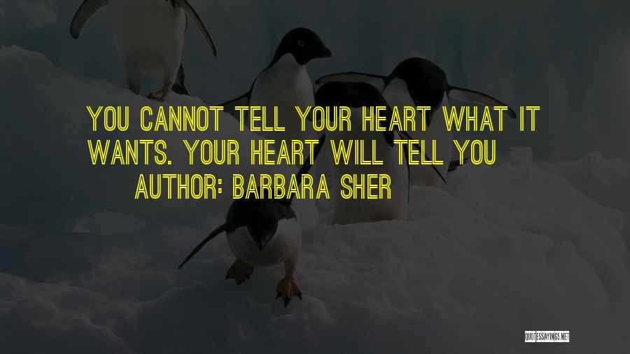 What Your Heart Wants Quotes By Barbara Sher