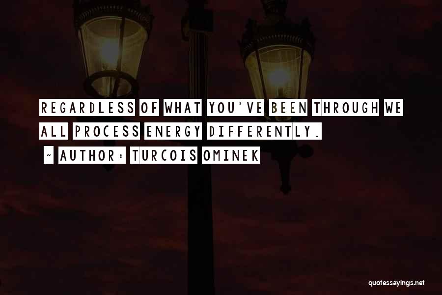 What You've Been Through Quotes By Turcois Ominek