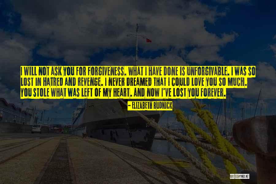What You've Lost Quotes By Elizabeth Rudnick What You've Lost Quotes By Elizabeth Rudnick